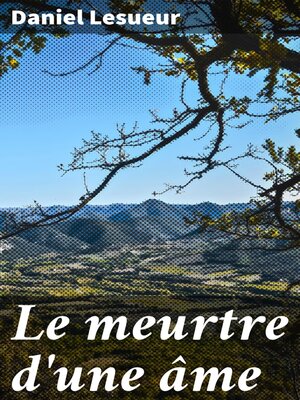 cover image of Le meurtre d'une âme